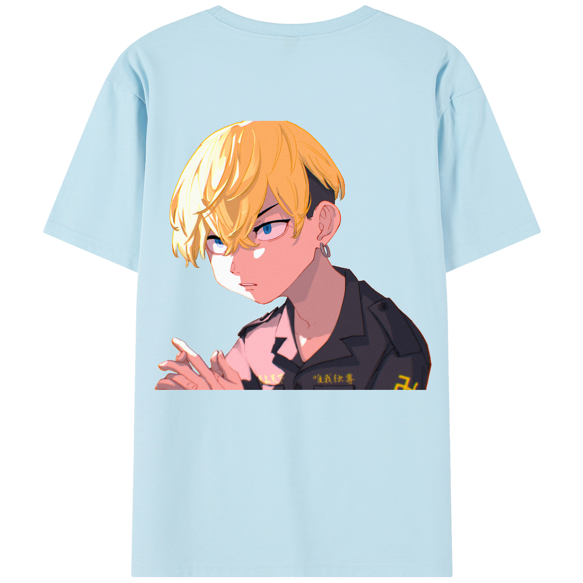 （画像用） 東京リベンジャーズ Tokyo Revengers 綿100％半袖Tシャツ（背面プリント）